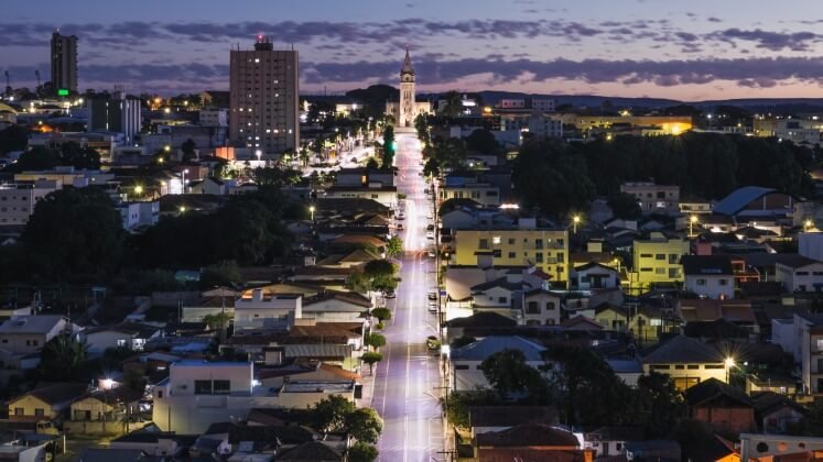 Foto da cidade de Araxá, MG