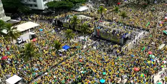 Ato no Rio com Bolsonaro e líderes da direita tem pedido de anistia e duras críticas ao STF
