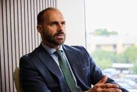 Eduardo Bolsonaro, faz exigências após fala de Trump