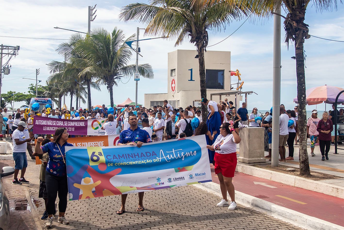 Macaé realiza 6ª Caminhada de Conscientização do Autismo